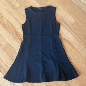 Banana Republic fit ‘n flare black dress, size L